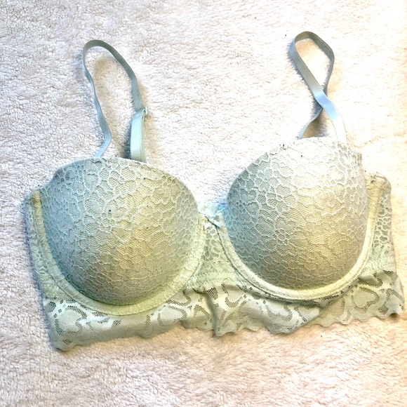 Aerie Mint Green Lace Quick Fixes Bra 34D - Picture 2 of 9